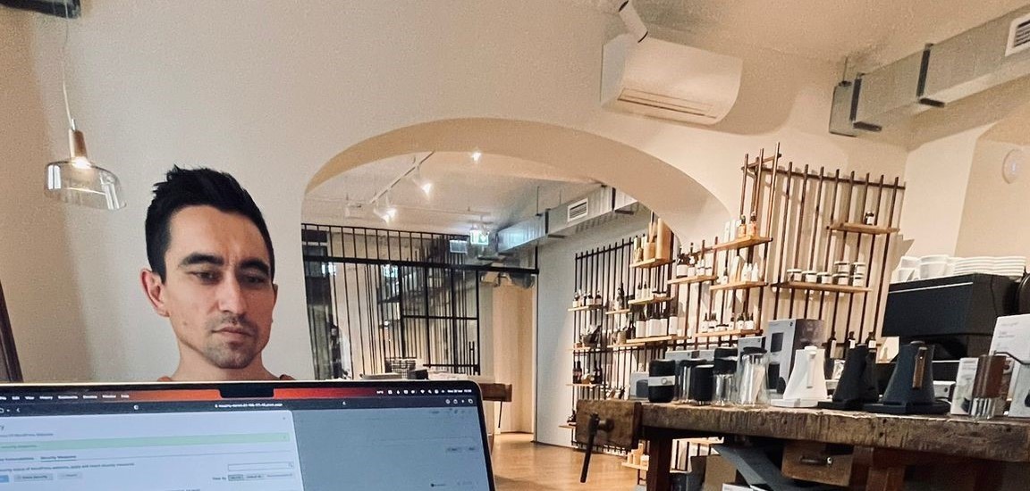 Working from a hipp coffee roastery house in Vienna this Spring