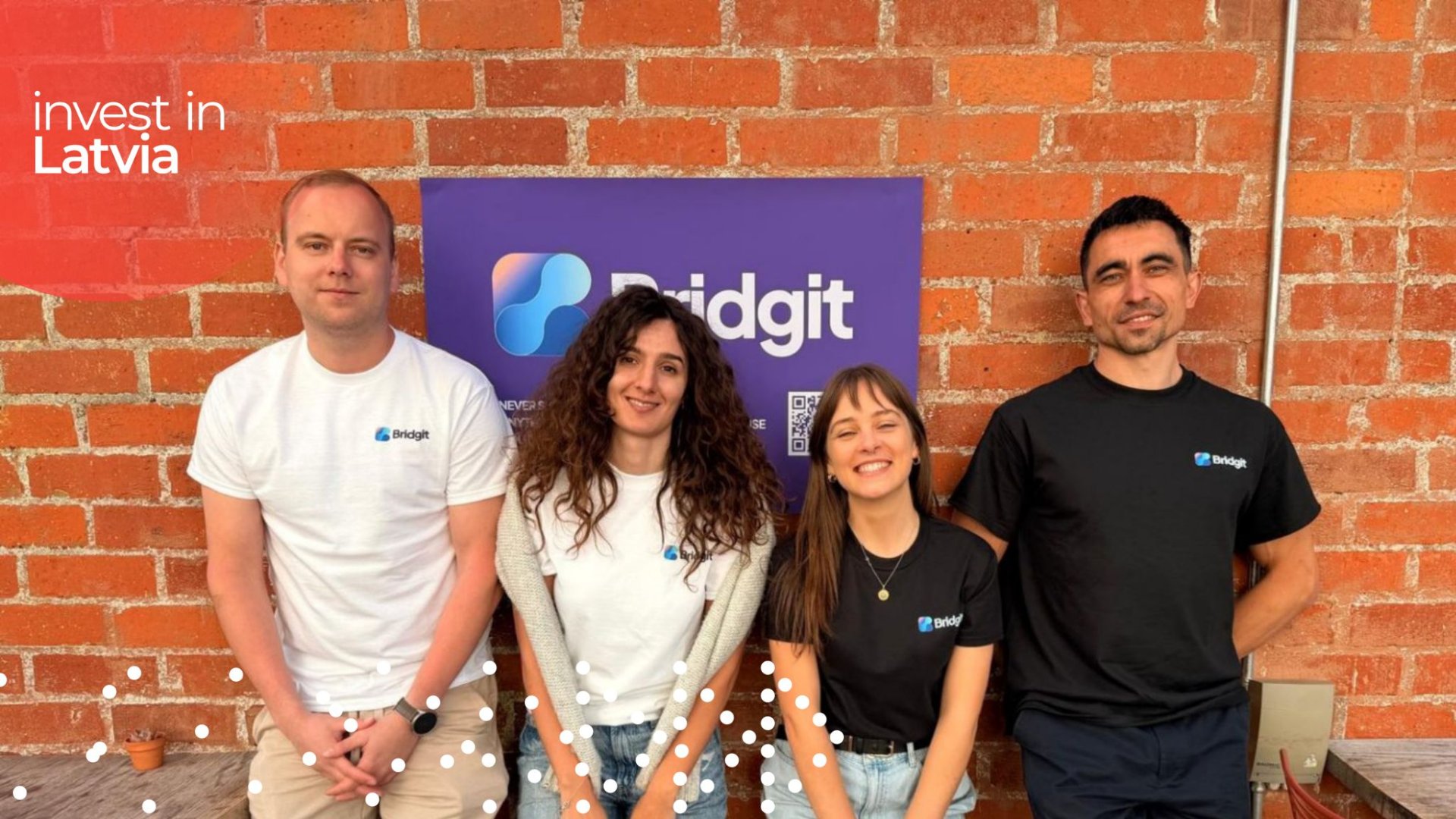 Bridgit initial team at the launch in Los Angeles