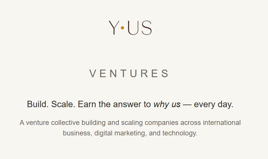 Aivars Mirzo Lipenitis introduces venture collective Y·US Ventures