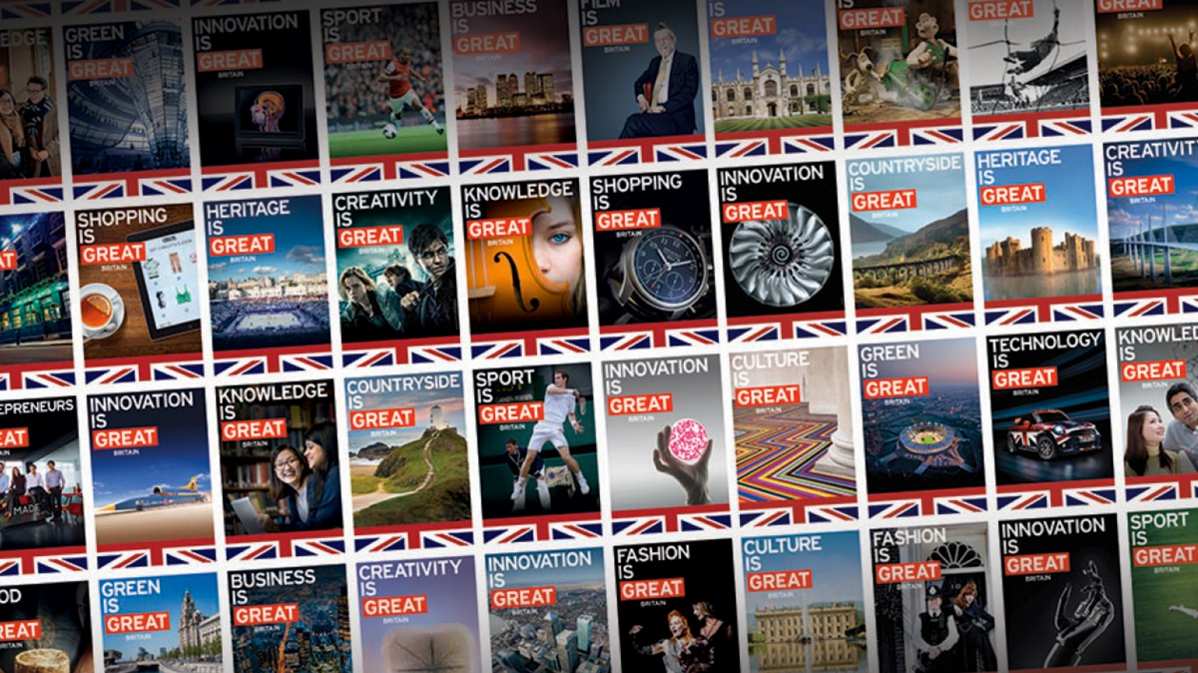 Britain is Great campaign materials