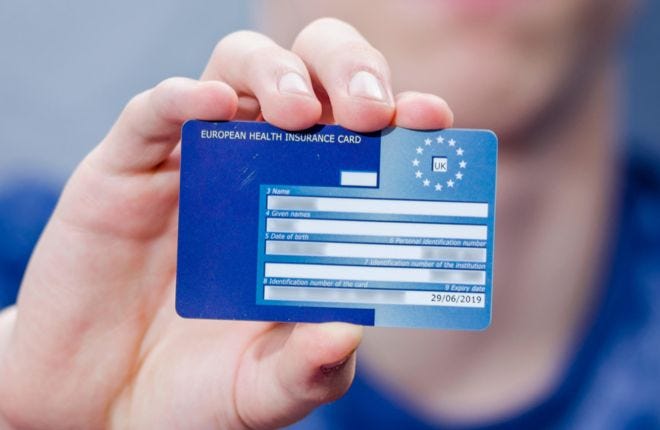 European Health Insurance card