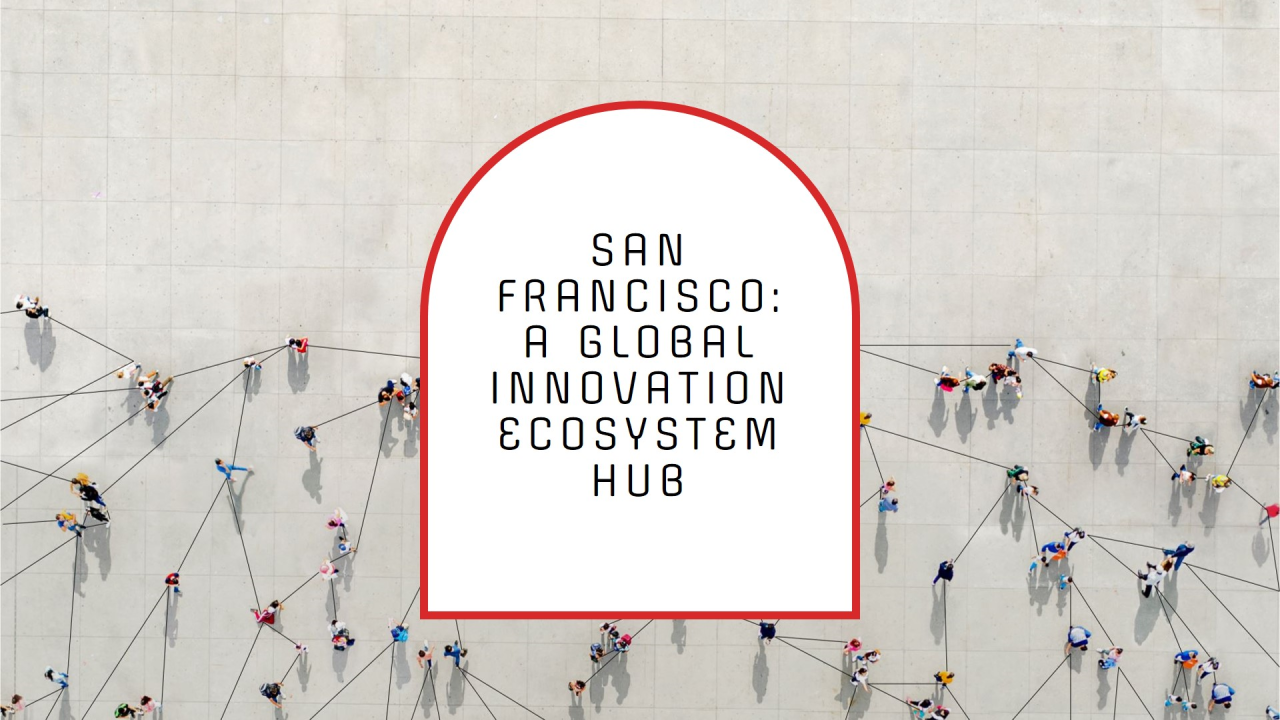 San Francisco as a global innovation ecosystem hub. Cover image generated with MS Designer Picture Creator